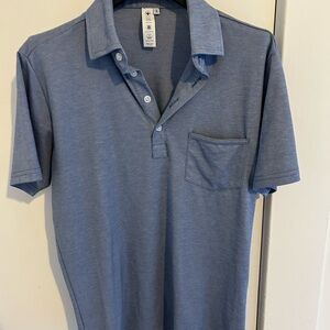 State and Liberty Men's Blue Polo Shirt. Like new! Barely worn